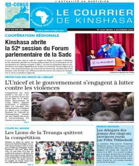 Cover Le Courrier de Kinshasa - 4393 