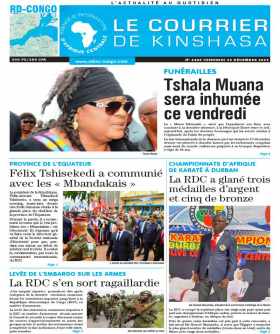 Cover Le Courrier de Kinshasa - 4406 