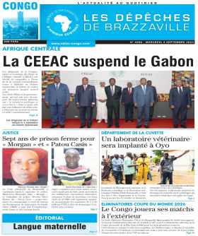 Cover Les Dépêches de Brazzaville - 4586 