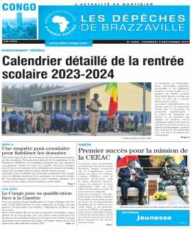 Cover Les Dépêches de Brazzaville - 4588 