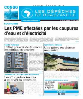 Cover Les Dépêches de Brazzaville - 4770 
