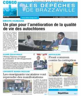Cover Les Dépêches de Brazzaville - 4396 