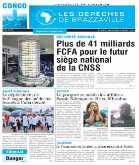 Cover Les Dépêches de Brazzaville - 4706 