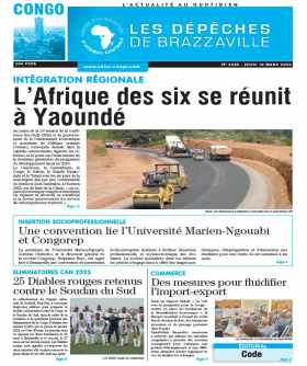 Cover Les Dépêches de Brazzaville - 4465 