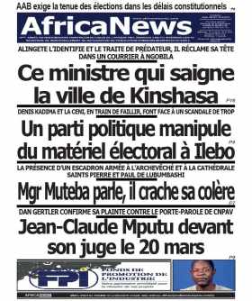 Cover Africa News RDC - 2219 
