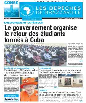 Cover Les Dépêches de Brazzaville - 4334 