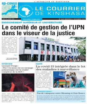 Cover Le Courrier de Kinshasa - 4649 