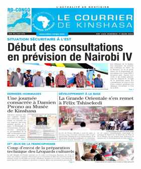 Cover Le Courrier de Kinshasa - 4466 