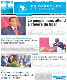 Cover Les Dépêches de Brazzaville - 4664 