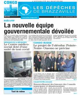 Cover Les Dépêches de Brazzaville - 4344 