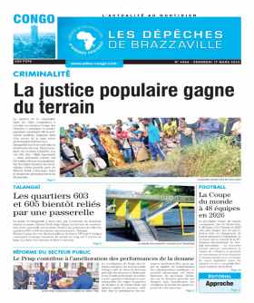 Cover Les Dépêches de Brazzaville - 4466 