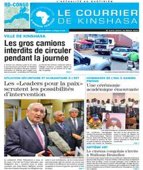 Cover Le Courrier de Kinshasa - 4470 