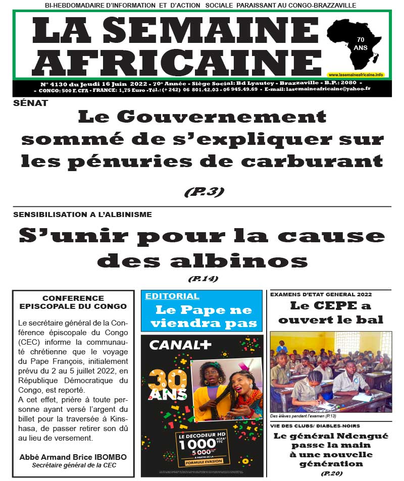 Cover La Semaine Africaine - 4130 
