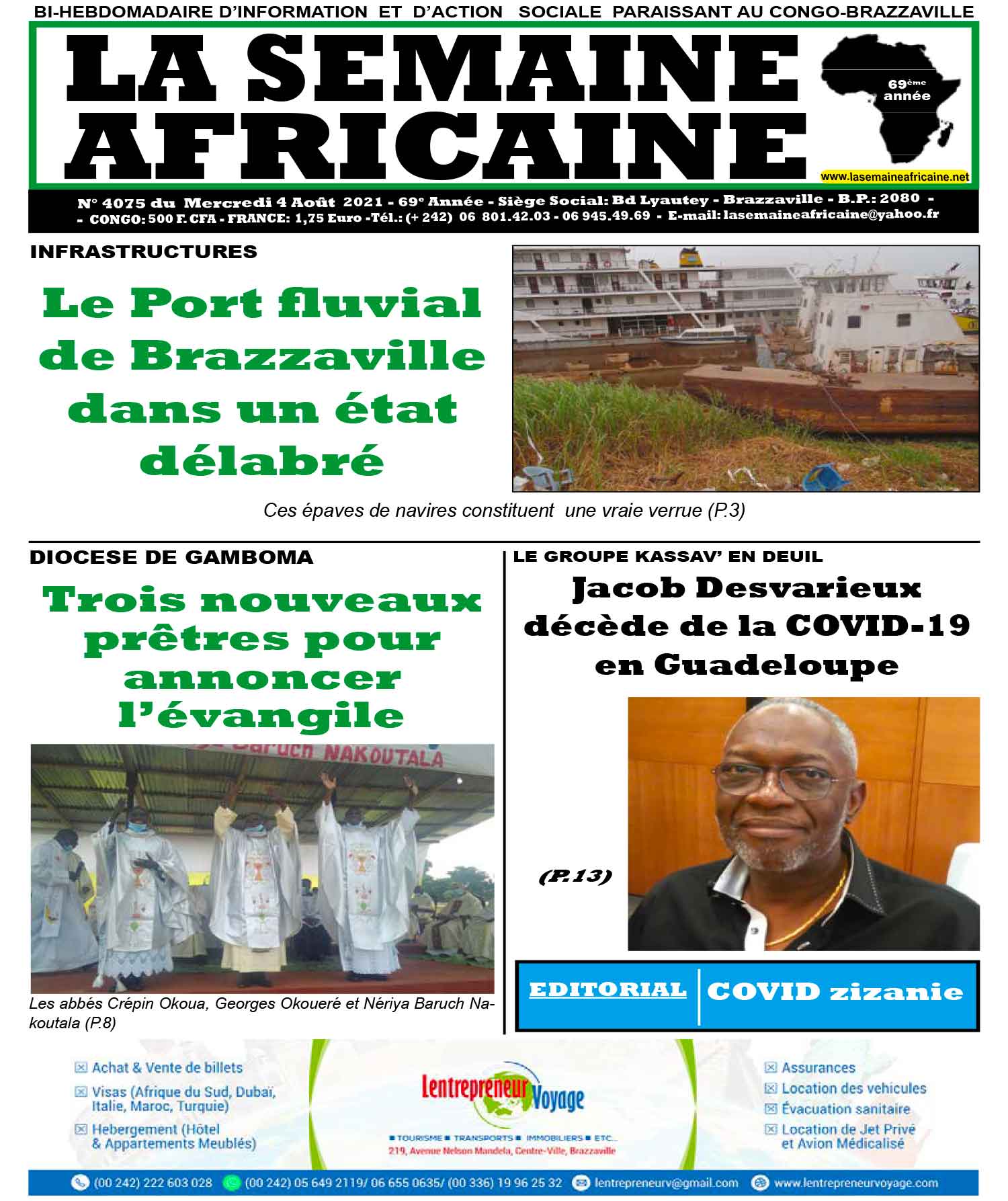 Cover La Semaine Africaine - 4075 