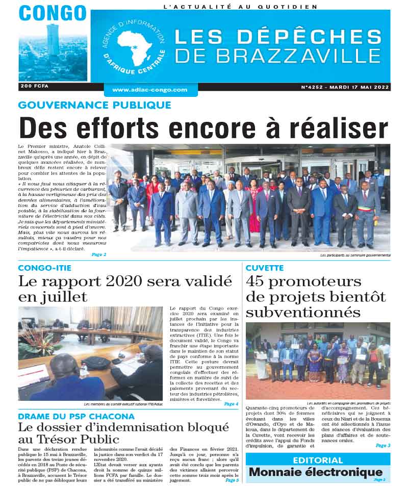 Cover Les Dépêches de Brazzaville - 04253 