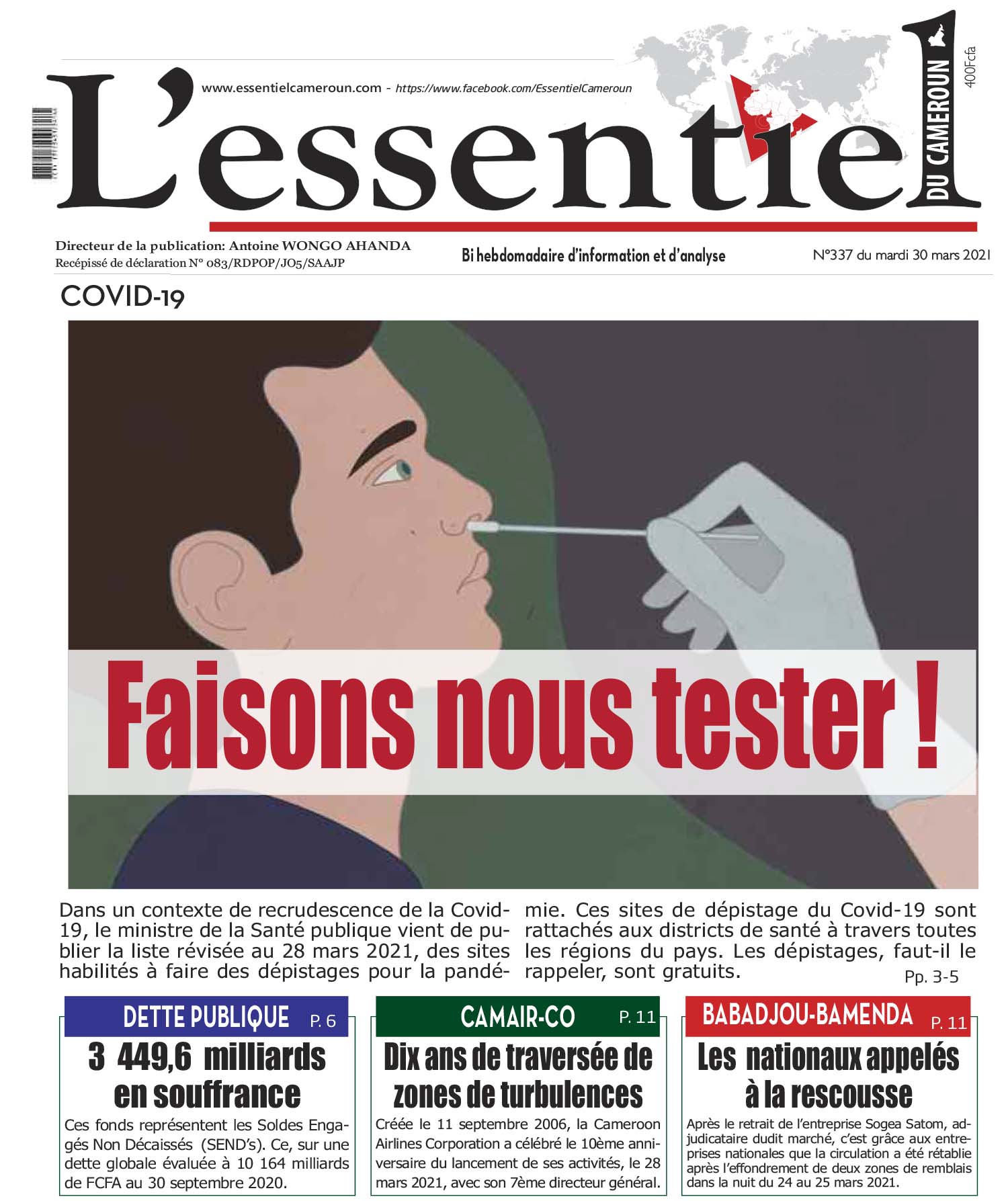 Cover L'Essentiel du Cameroun - 337 