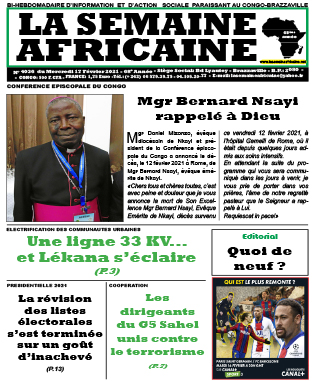 Cover La Semaine Africaine - 4036 